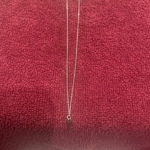 Necklace silver chain.